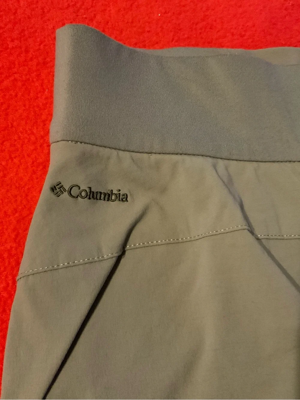 Columbia Omni-Shield Skort Women's Gray Stretch Hiking Walking Skirt - Size L